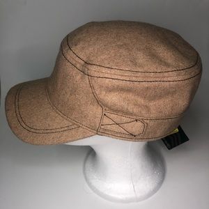 SOLARIS MENS TAN CAP Size L/XL CASUAL WOOL CAP